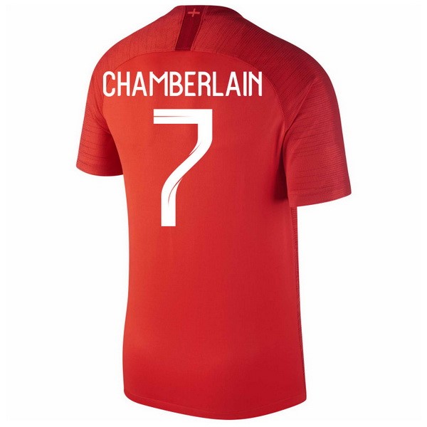Camiseta Inglaterra 2ª Chamberlain 2018 Rojo